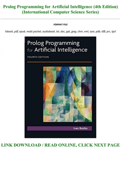 P.D.F Download] Prolog Programming for Artificial Intelligence