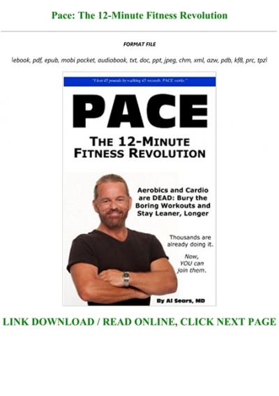Read Book [PDF] Pace: The 12-Minute Fitness Revolution TXT,PDF ...