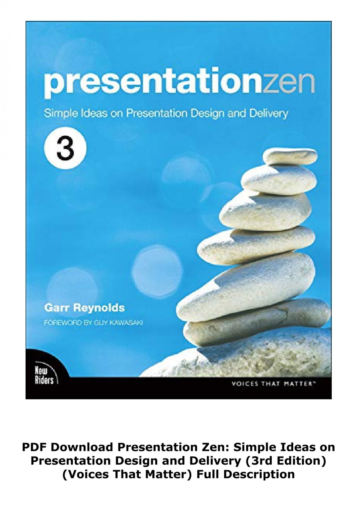 presentation zen simple ideas on presentation design and delivery pdf