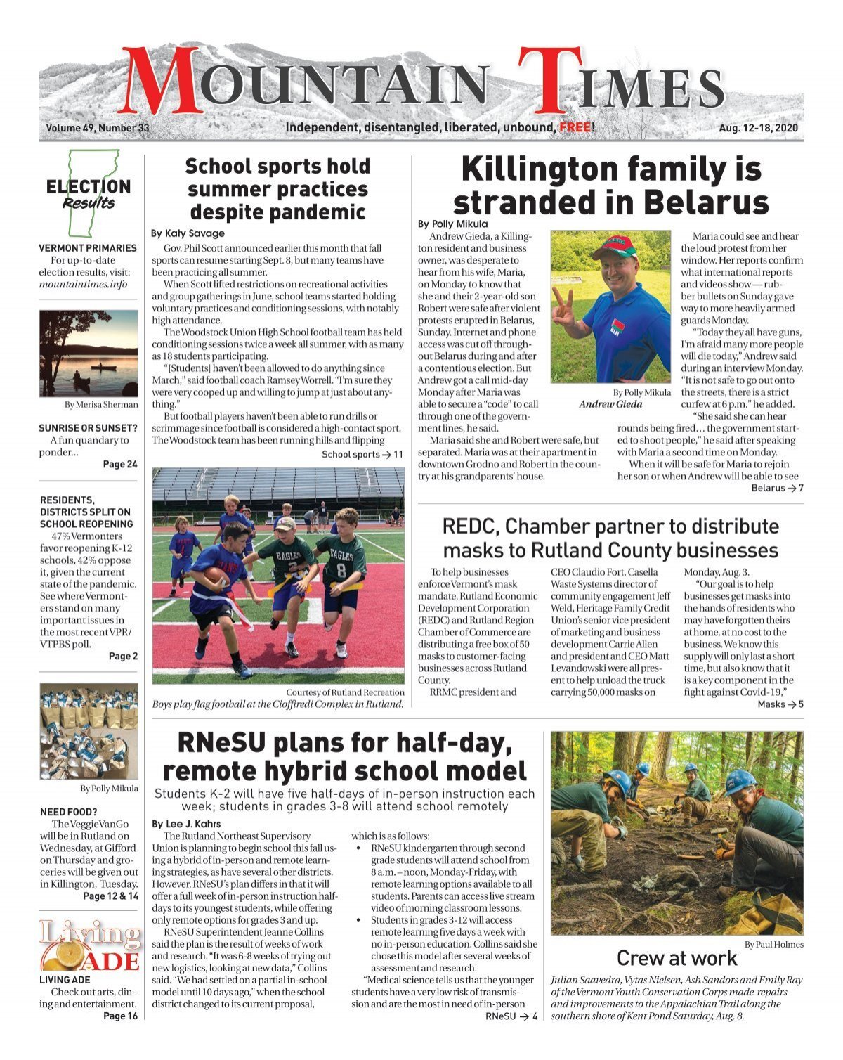 Mountain Times - Volume 49, Number 33 - Aug.12-18, 2020