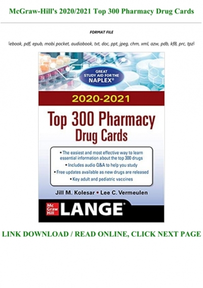 download-pdf-mcgraw-hill-s-2020-2021-top-300-pharmacy-drug-cards