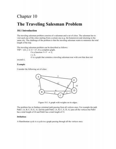 travelling salesman problem math ia