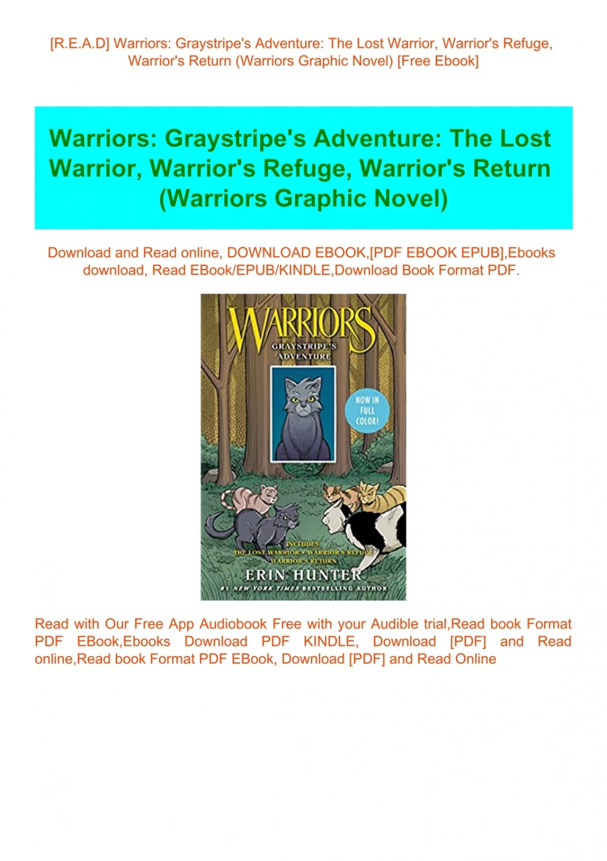 Warriors Manga The Lost Warrior – Red Stick Reads