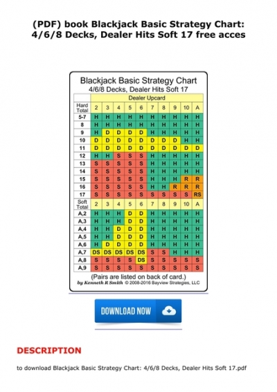 Blackjack Basic Strategy Chart Pdf