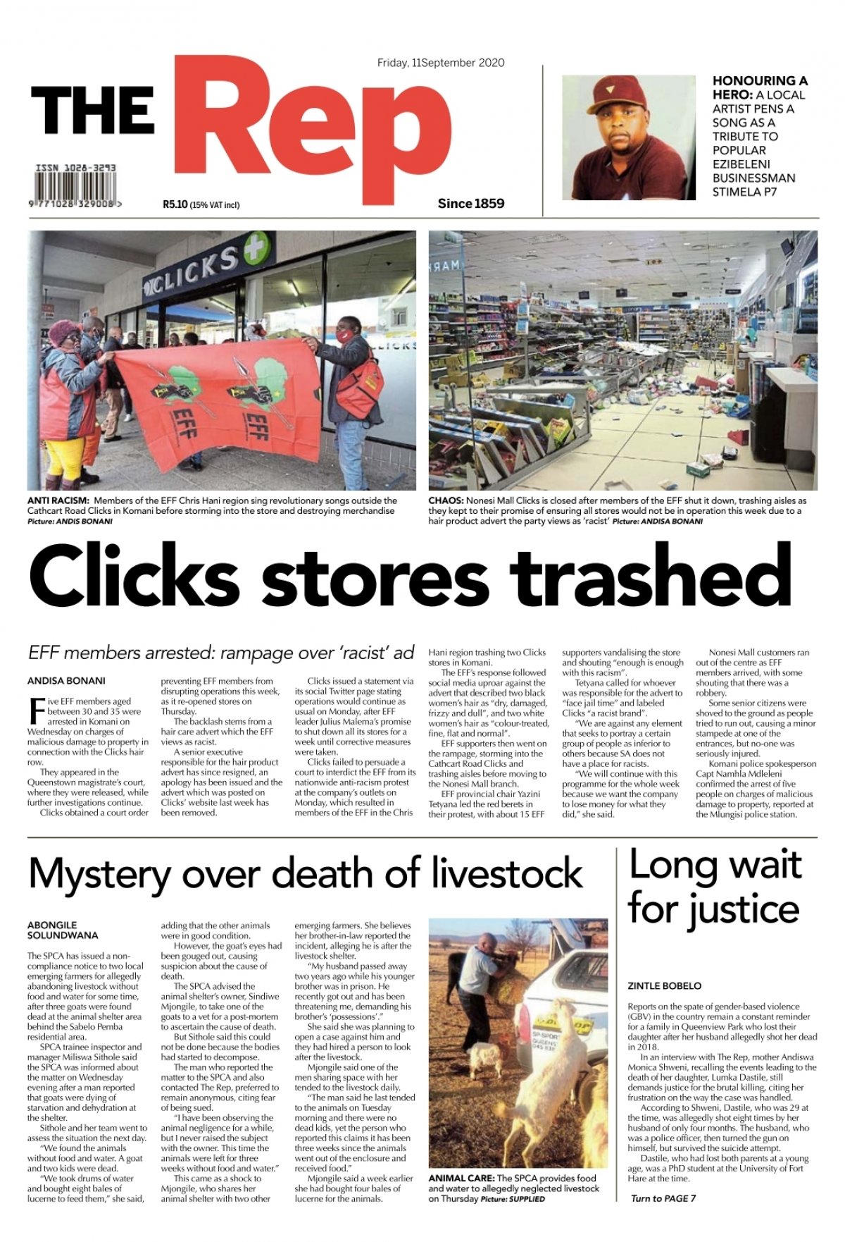 Clicks stores trashed over racist ad