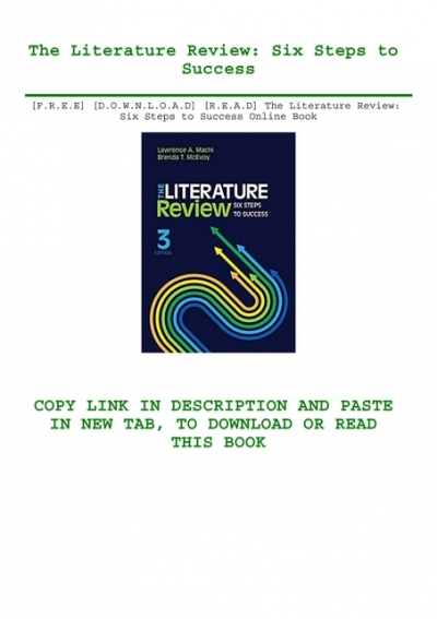 the literature review six steps to success 4th edition