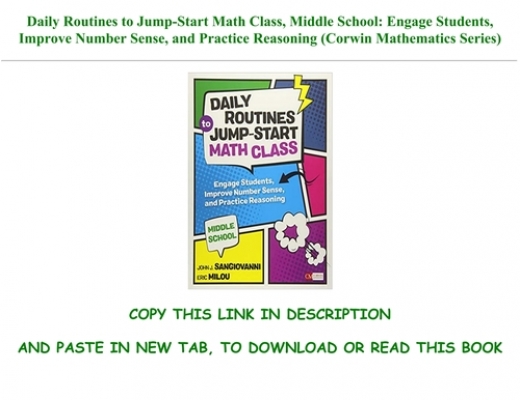 daily routines to jump start problem solving grades k 8