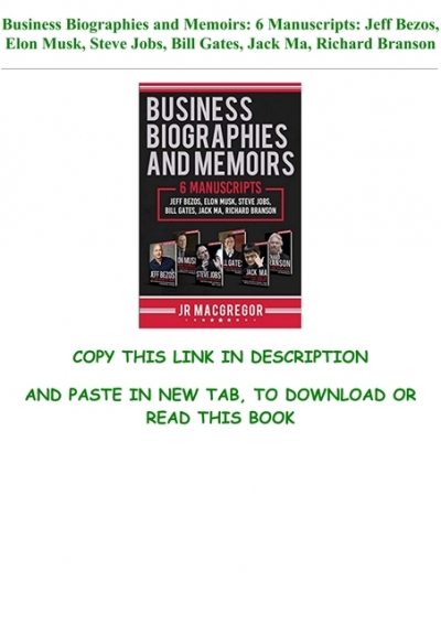 business biographies and memoirs