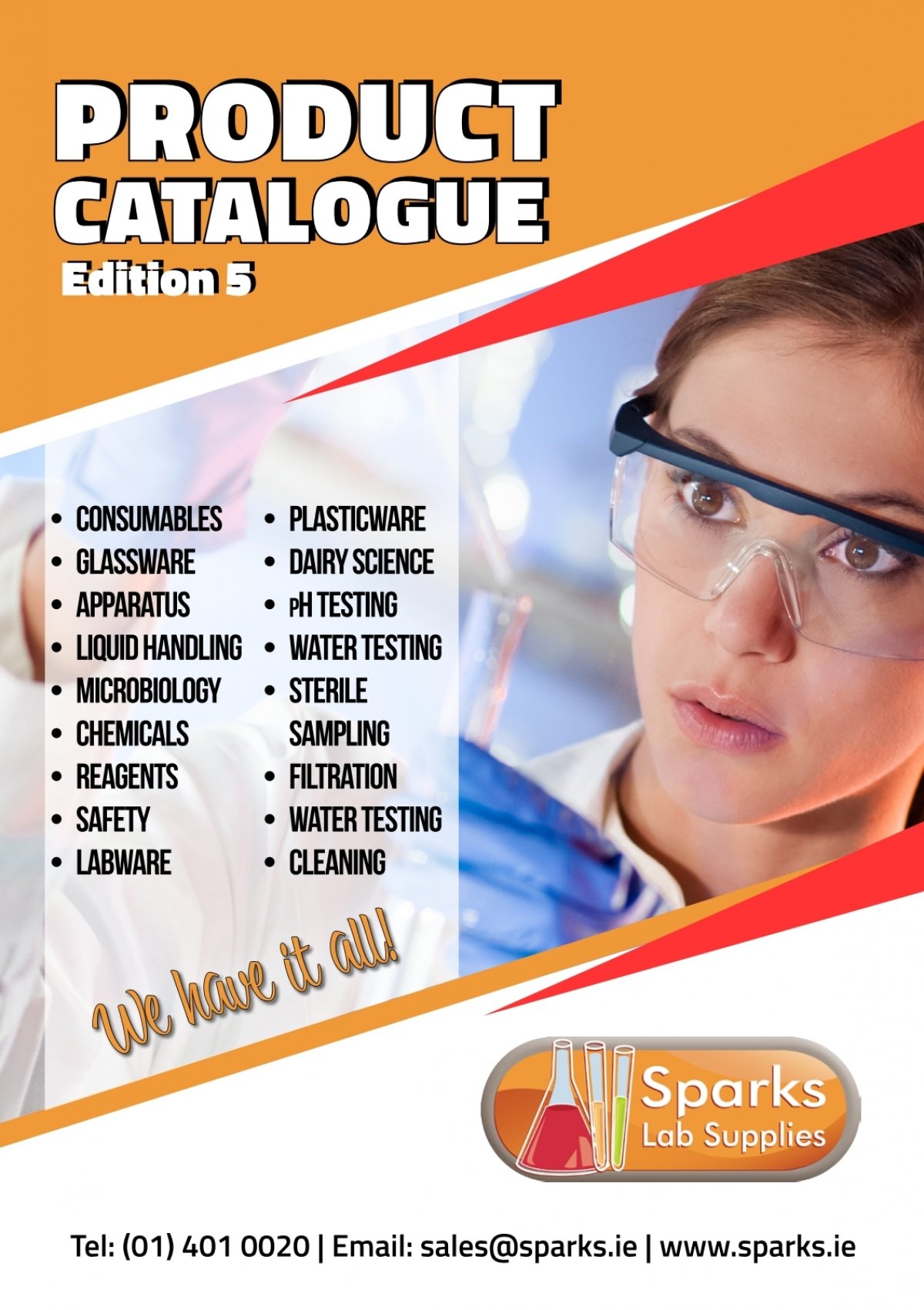 Sparks Lab Supplies Catalog Edition 5