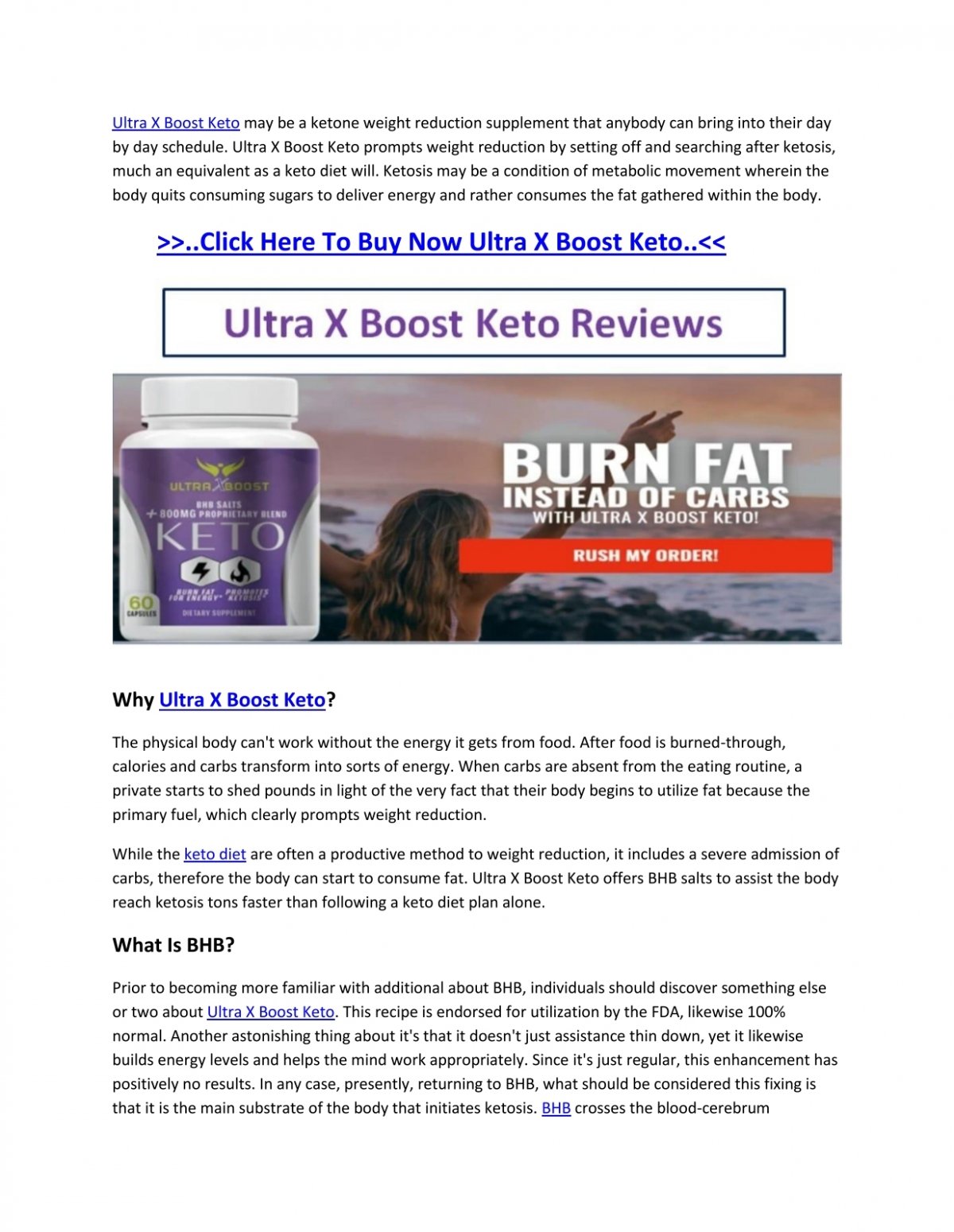Ultra X Boost Keto Does Ultra X Boost Keto Reviews Helpful