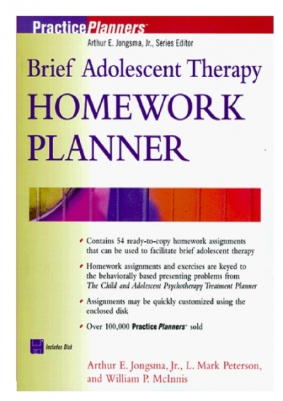 brief therapy homework planner pdf