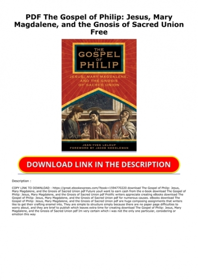 gospel of philip pdf free download