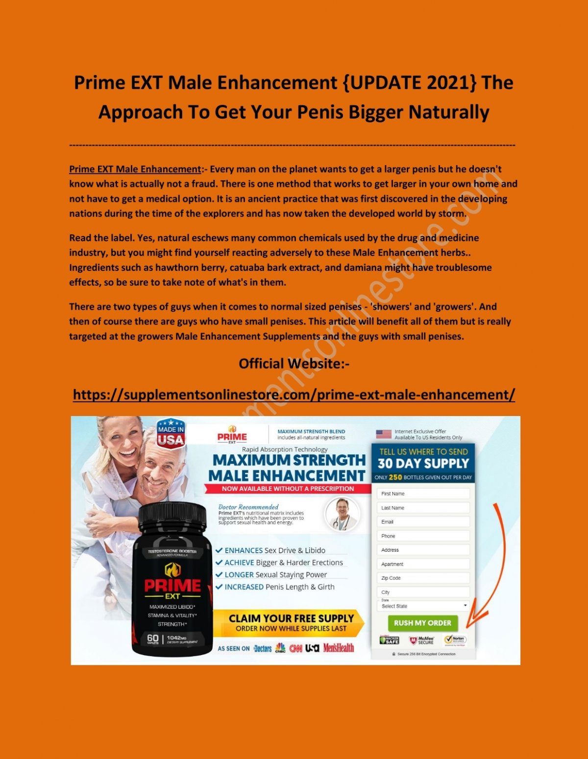 How To Enlarge Your Peni Naturally For Free