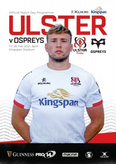 2018-2019 Red Men's Ulster Rugby Performance Athletic Fit Tee 