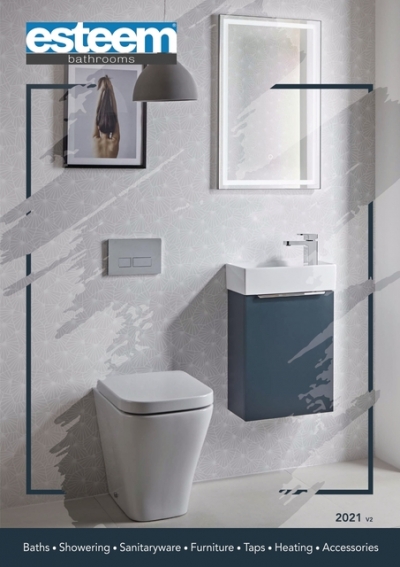 ESSENCE Back to Wall Bathroom Toilet Cloakroom Unit Modern White Gloss D Shaped 300mm 