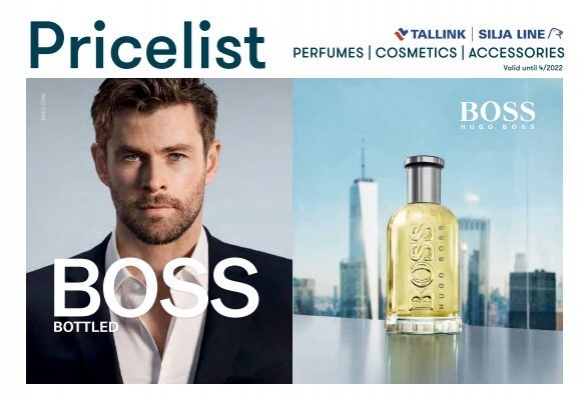 Tallink-Silja Line Perfumes, Cosmetics and accessories pricelist  10.2021-04.2022