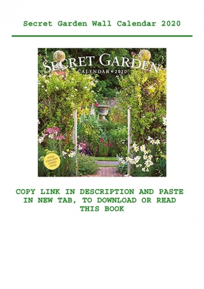 read-secret-garden-wall-calendar-2020-pdf