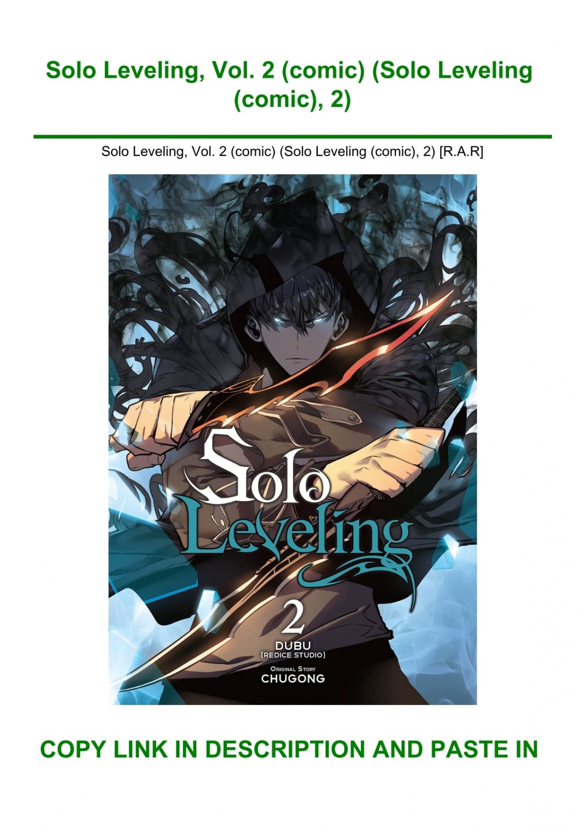 Solo Leveling, Vol. 2 (comic) (Volume 2) (Solo Leveling (comic), 2)