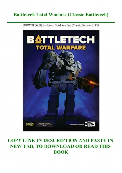 battletech total warfare pdf download