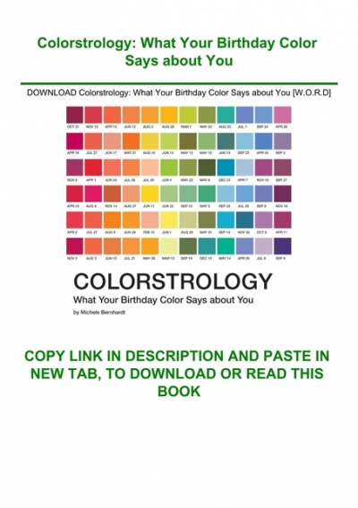 colorstrology pdf free download