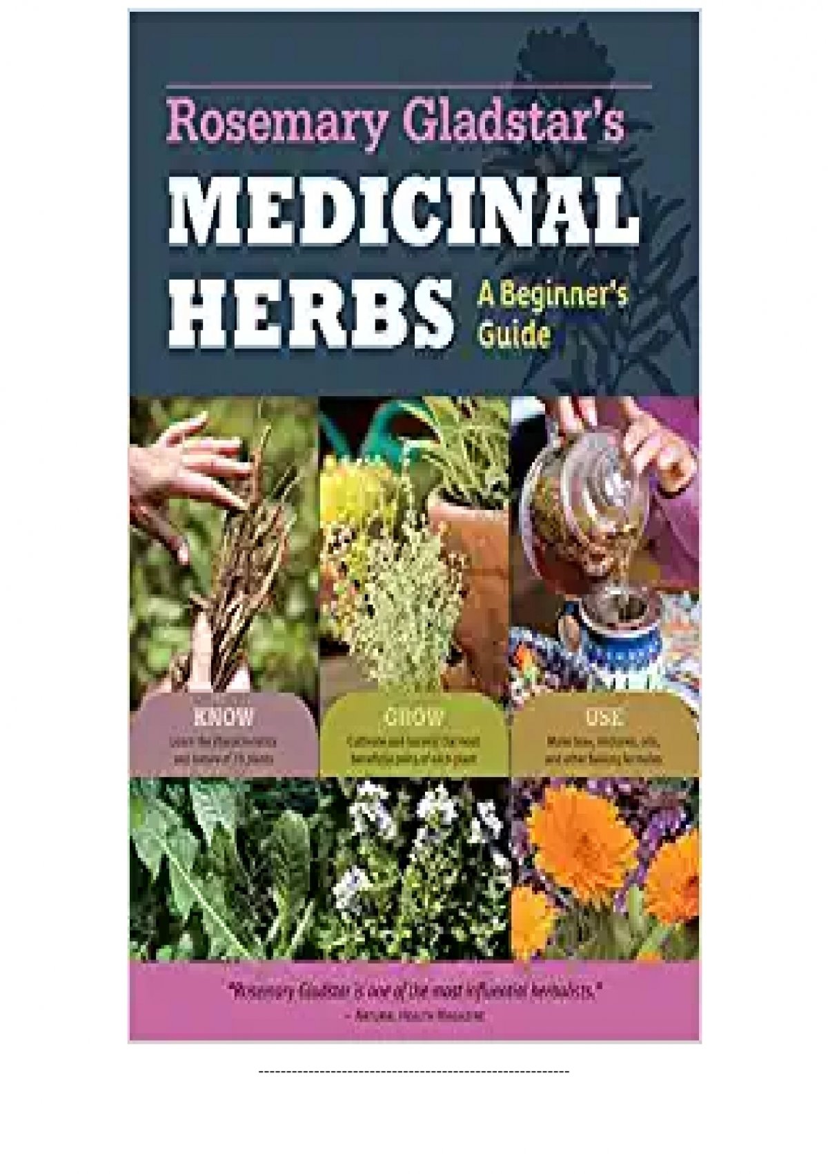 [D.o.n.w.l.o.a.d $PDF] Rosemary Gladstar's Medicinal Herbs: A Beginner ...