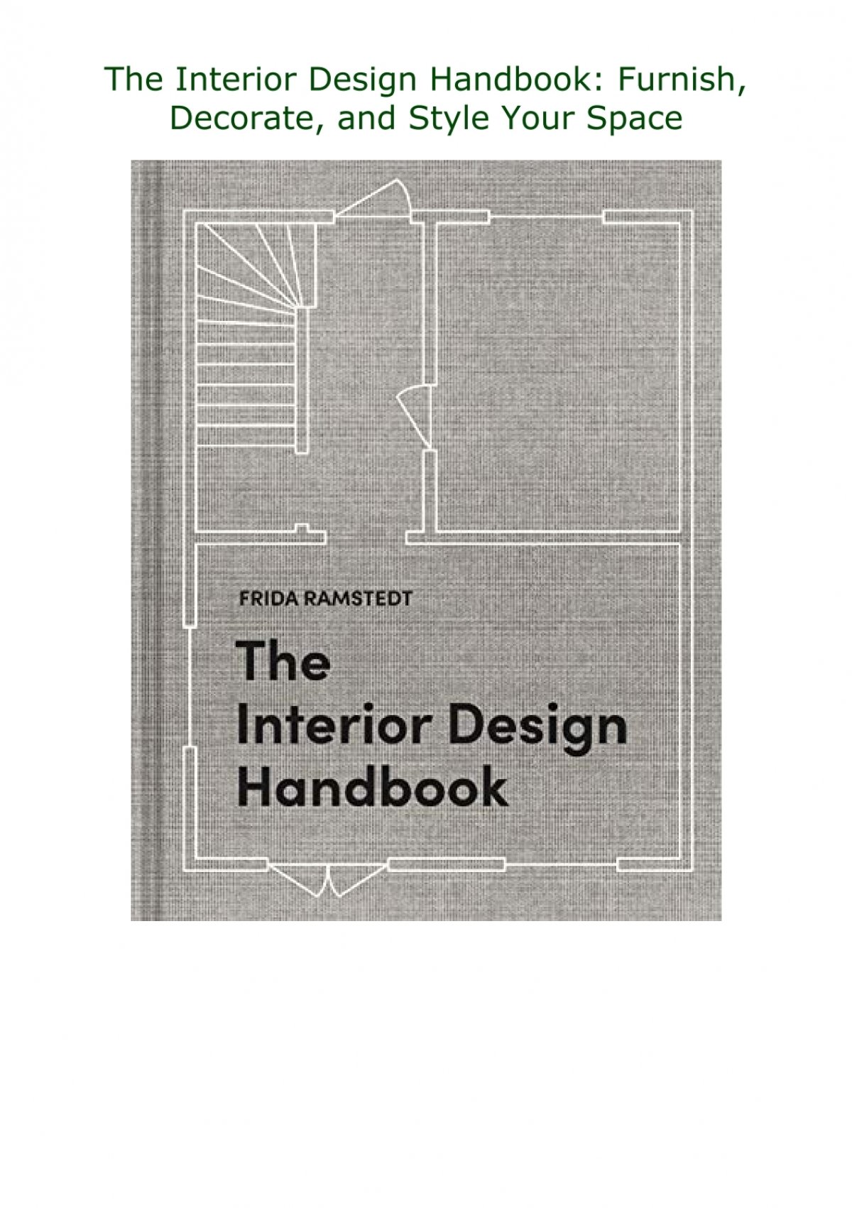 Pdf ️download ️ The Interior Design Handbook Furnish Decorate And