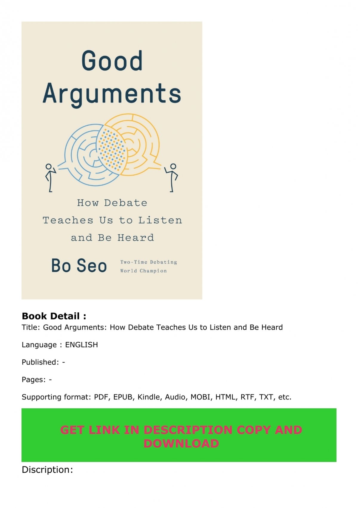 good arguments book review