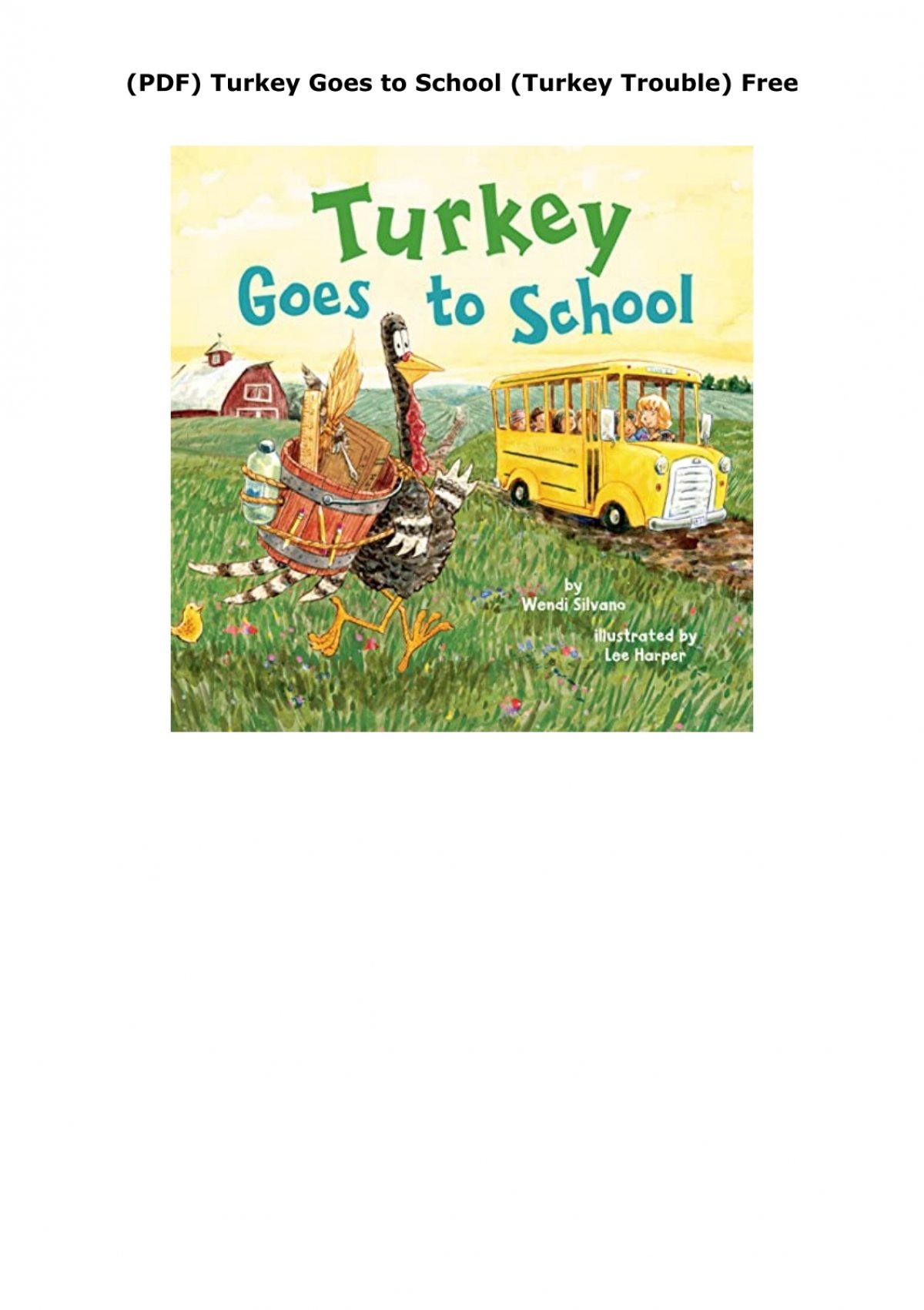 pdf-turkey-goes-to-school-turkey-trouble-free