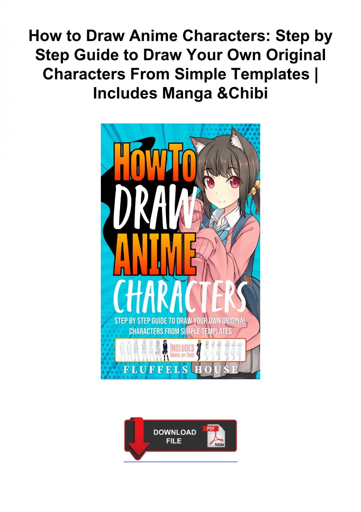 PDF]❤️DOWNLOAD⚡️ How to Draw Anime Characters: Step by Step Guide to Draw  Your Own Original Characters From Simple Templates