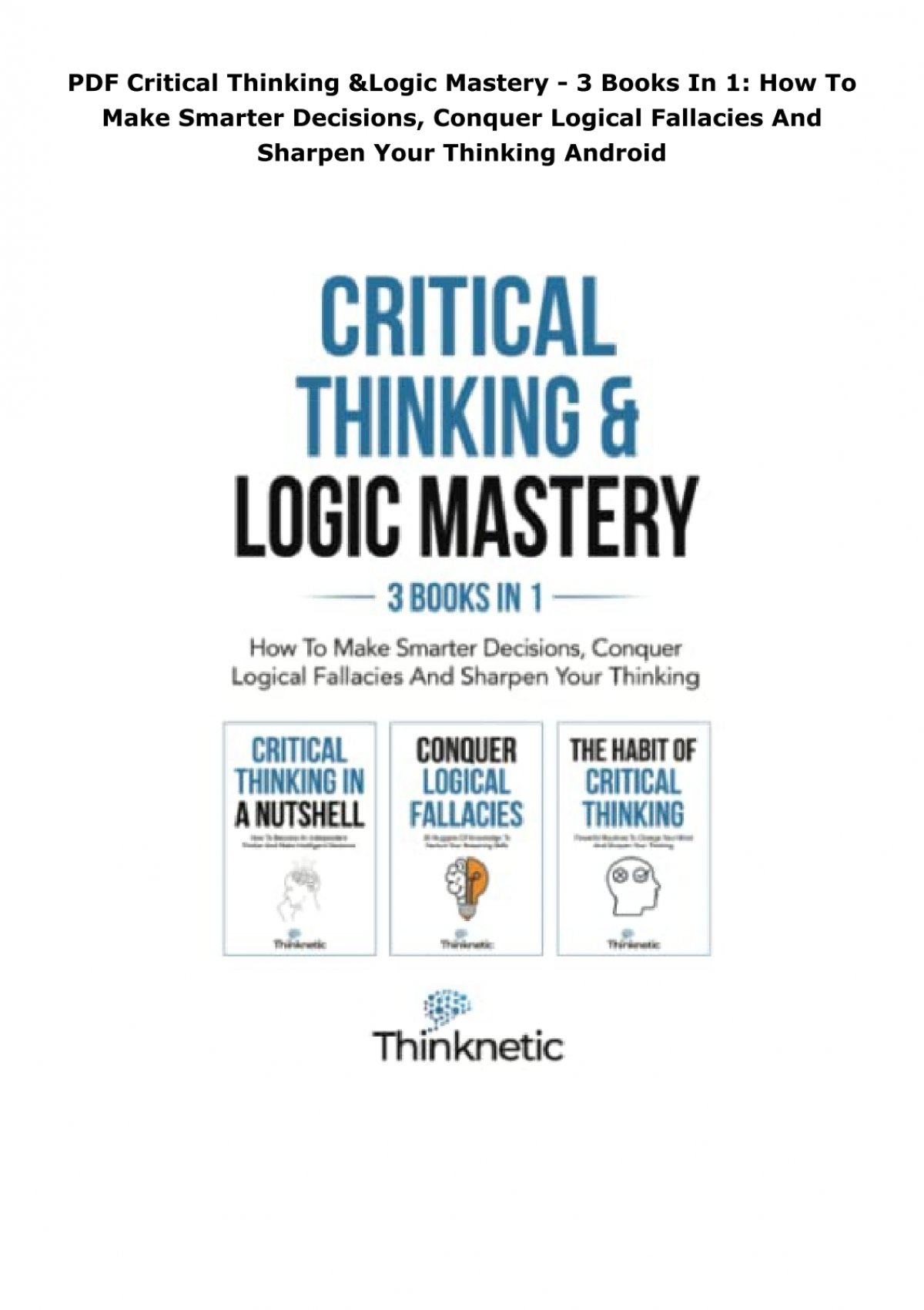 critical thinking and logic mastery review