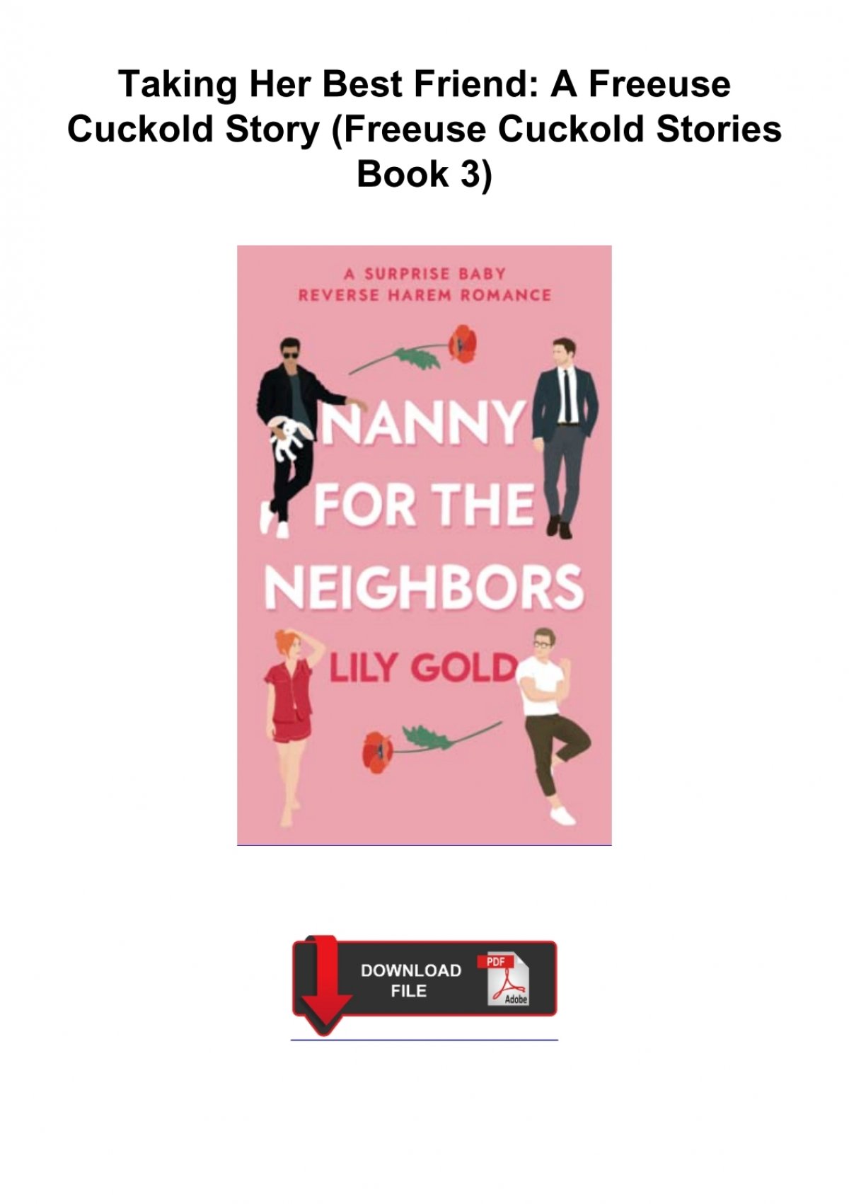 Nanny for the Neighbors: A Surprise Baby Reverse Harem Romance
