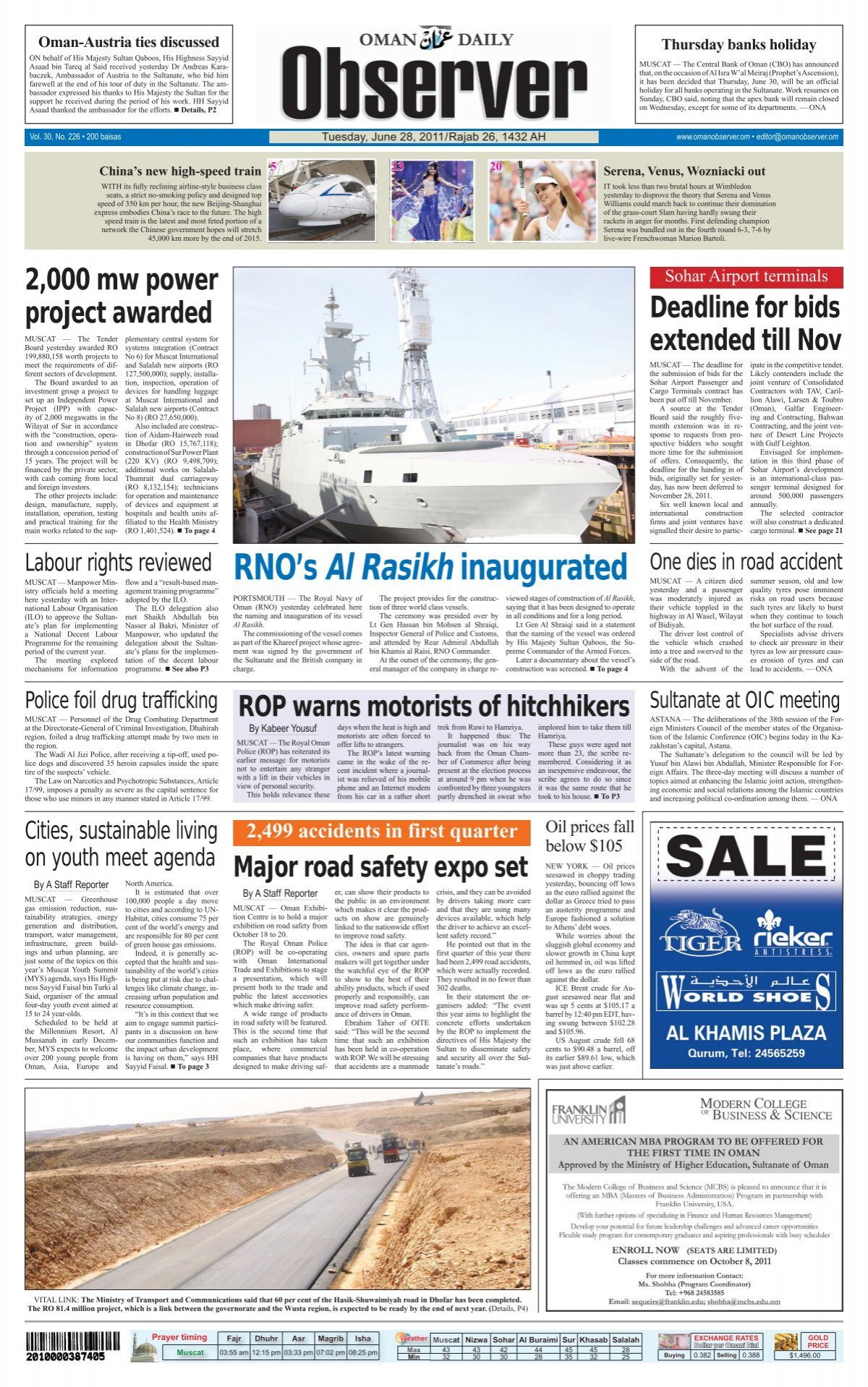 F - Oman Daily Observer