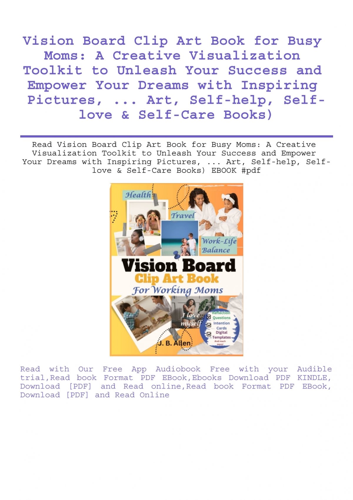 Vision Clipart Book Template