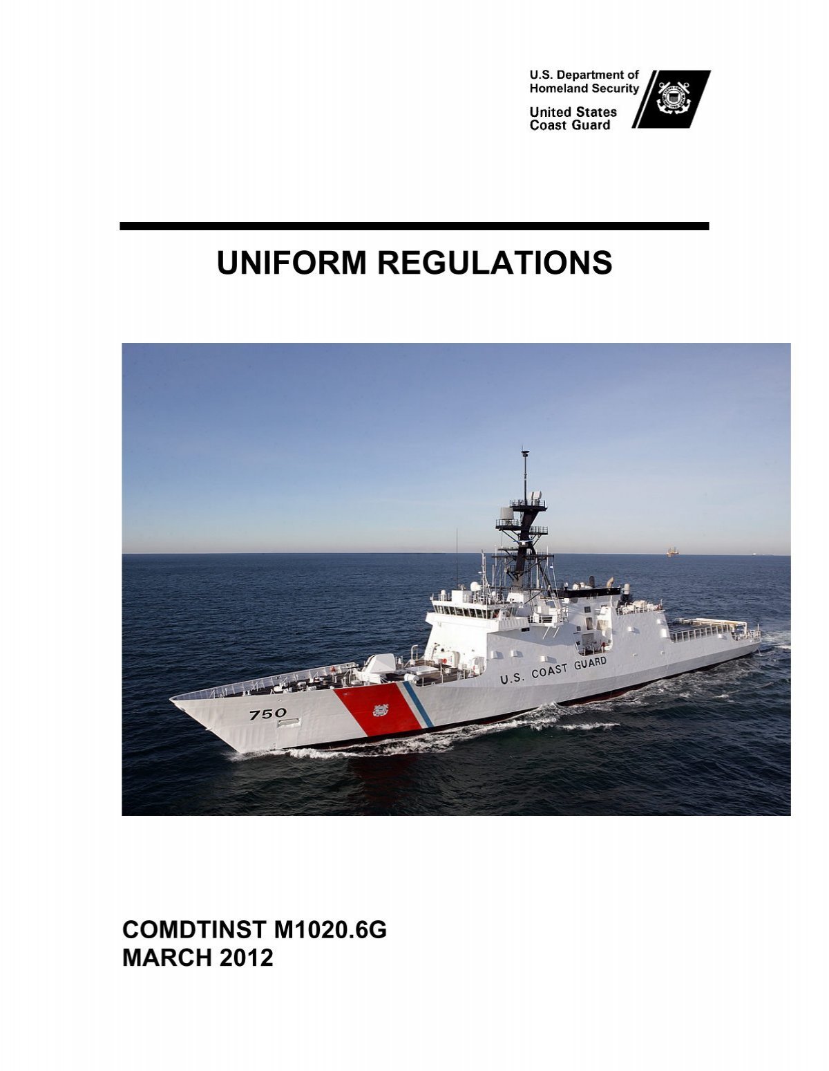 UNIFORM REGULATIONS   U.S. Coast Guard