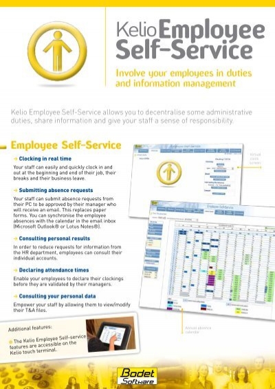 Kelio Employee Self-Service - Bodet Software