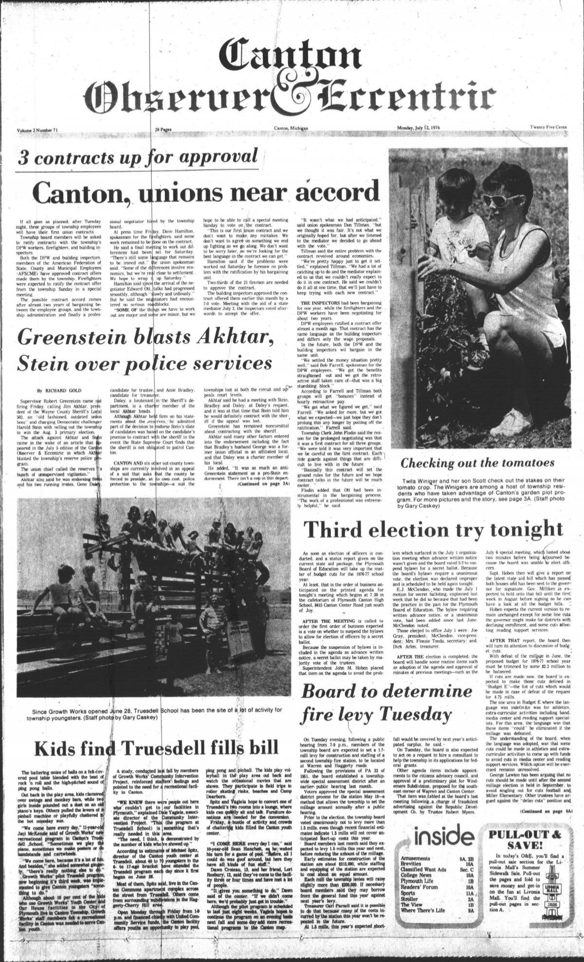 Canton Observer for July 12, 1976 - Canton Public Library