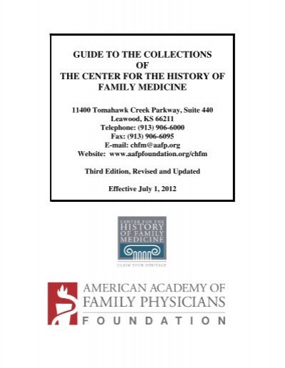 Archives Collection American Academy Of Family Physicians