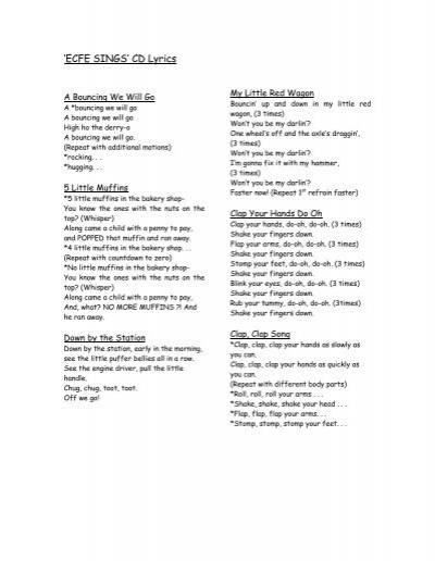 Lyrics For Ecfe Sings Cd Get your team aligned with. lyrics for ecfe sings cd