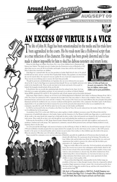 An Excess Of Virtue Is A Vice