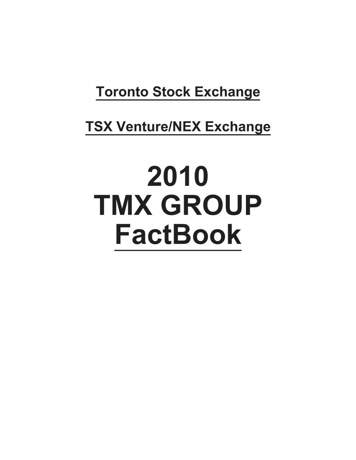 S P Tsx Composite Index Toronto Stock Exchange