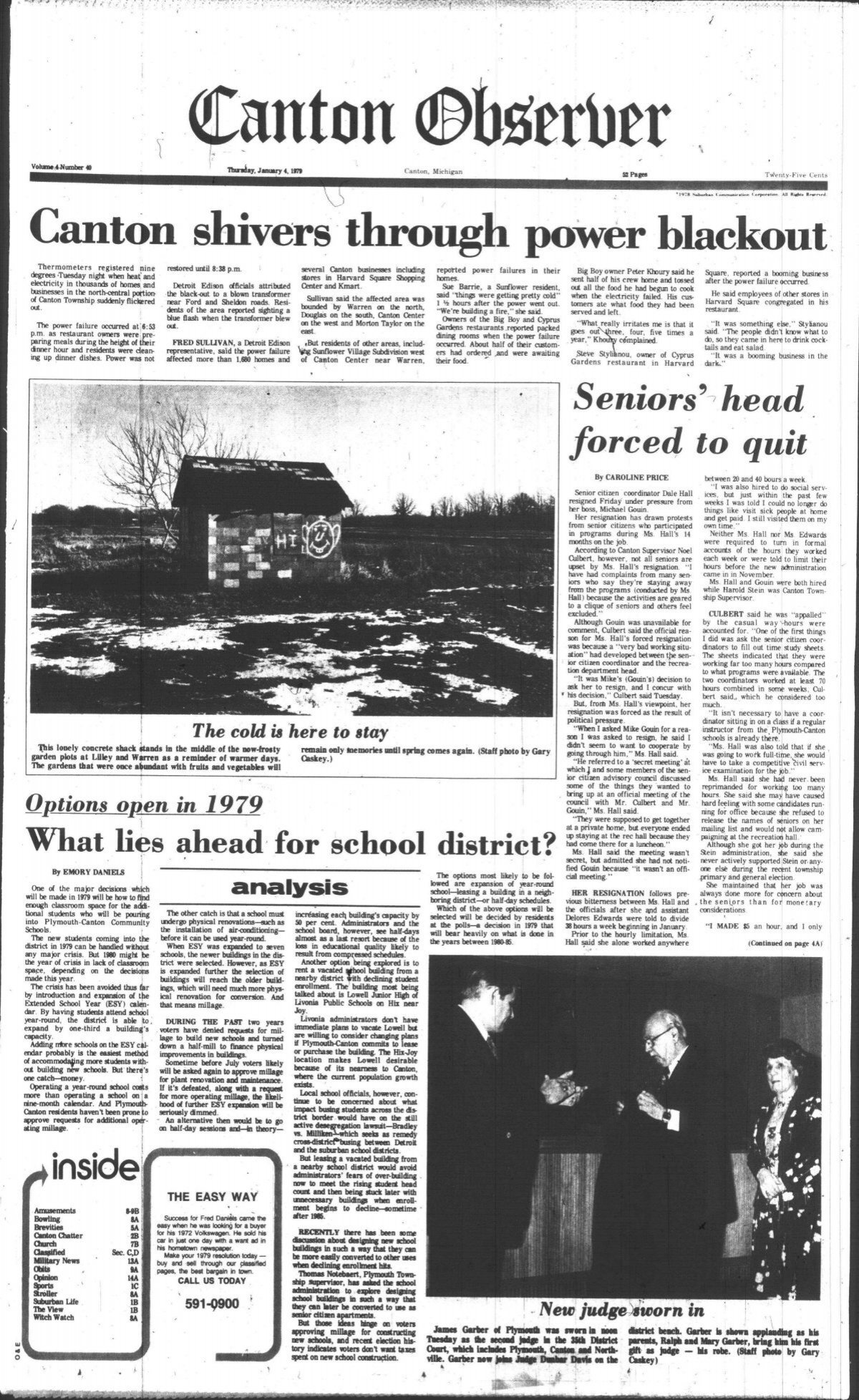 Canton Observer for January 4, 1979 - Canton Public Library