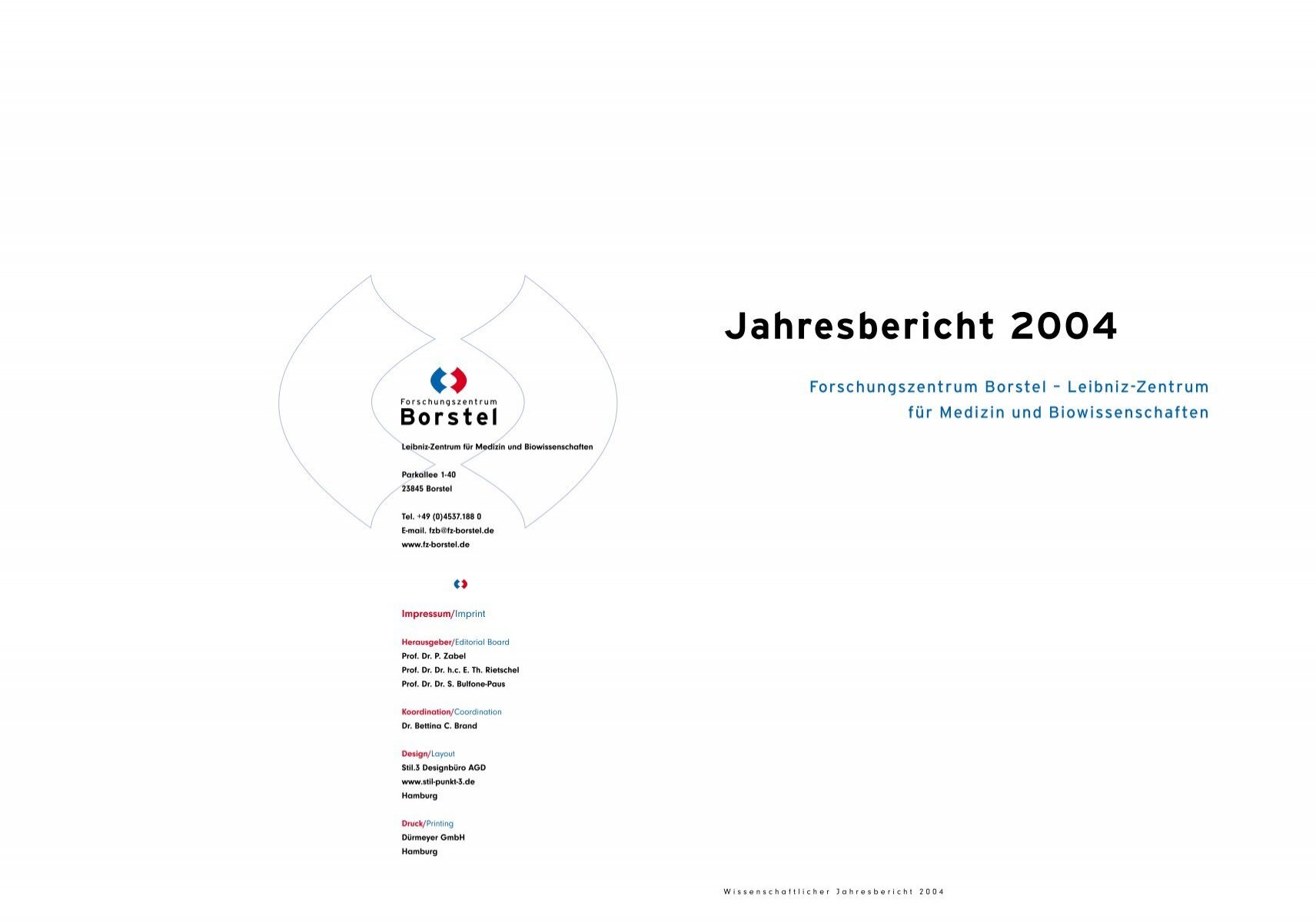 Jahresbericht 2004 FZ Borstel
