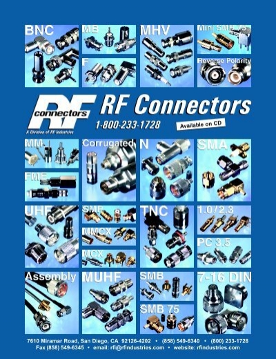 New RF Industries RFD-1653-2 Type DIN F To DIN F Barrel S S T Adapter 