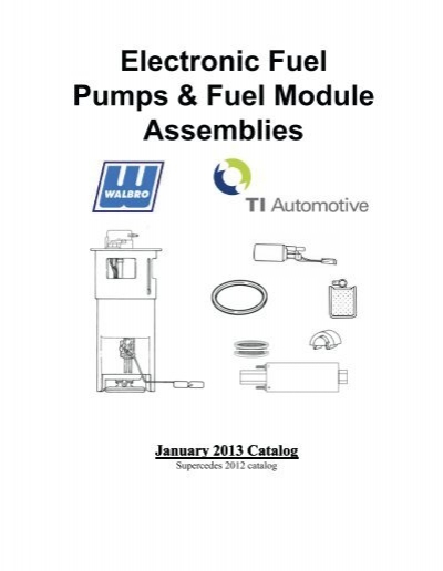 New Walbro High Performance Fuel Pump Module Assembly TU237