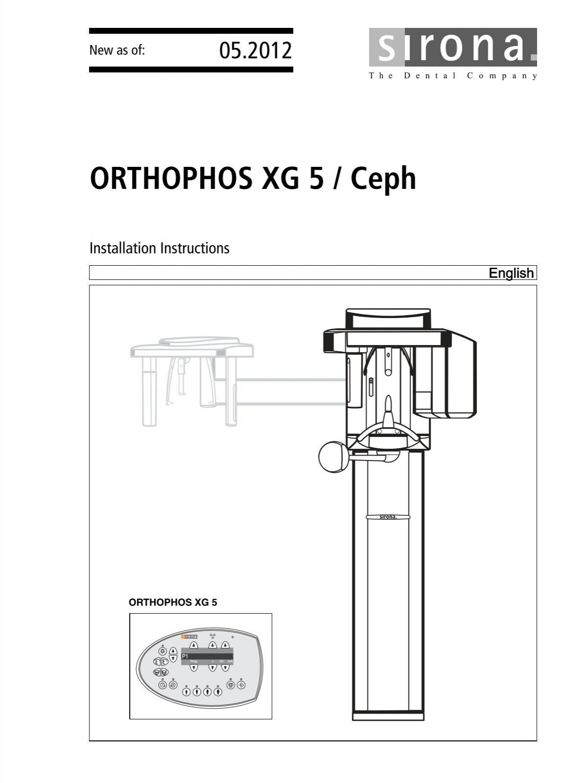 Orthophos Xg 5 Ceph Sirona