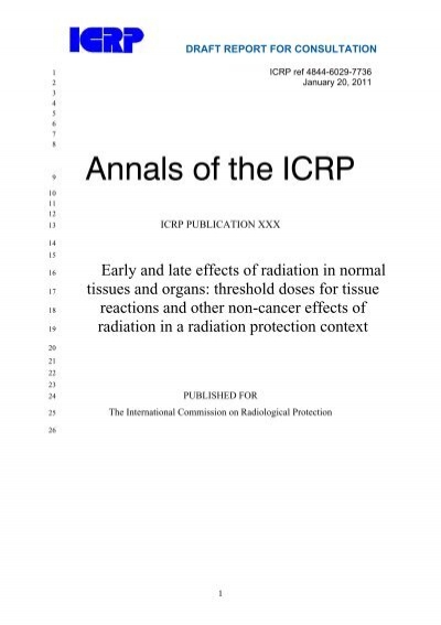 Final draft CT management - ICRP