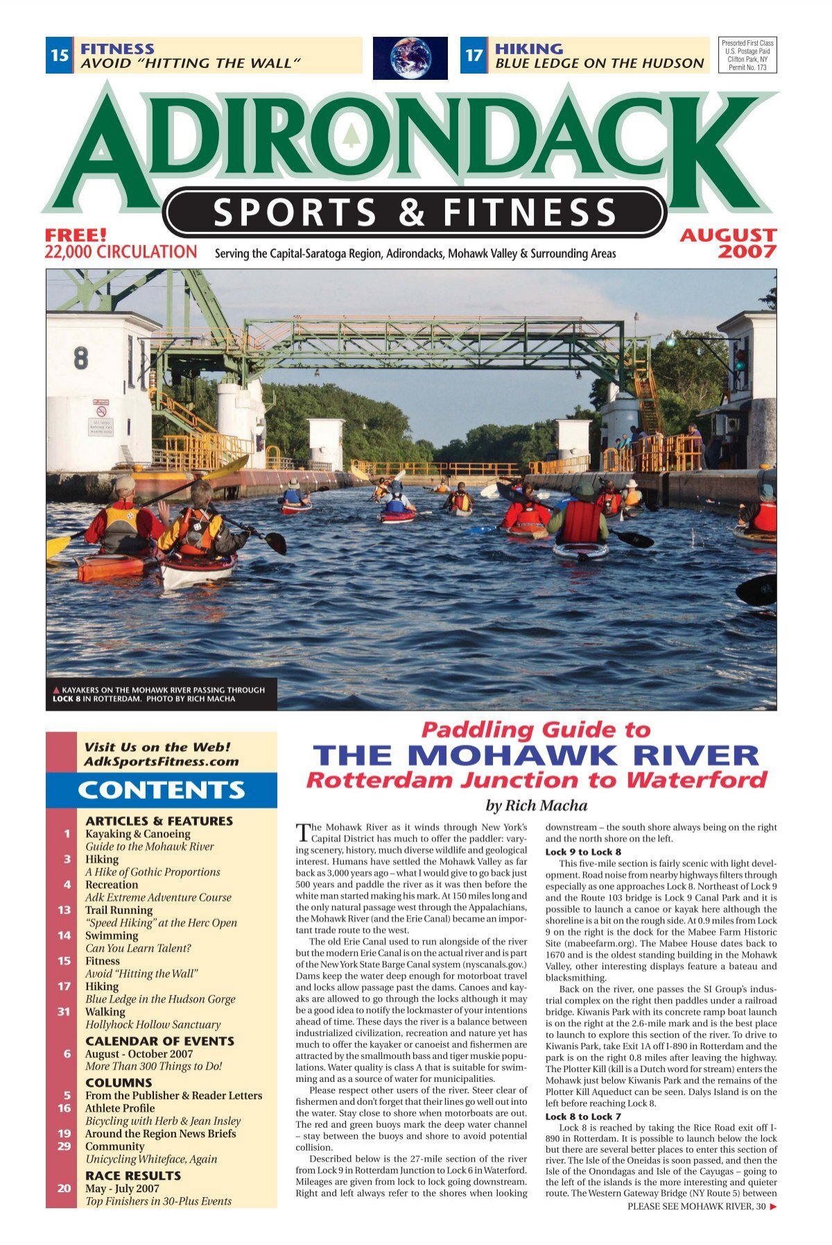 THE MOHAWK RIVER - Adirondack Sports & Fitness