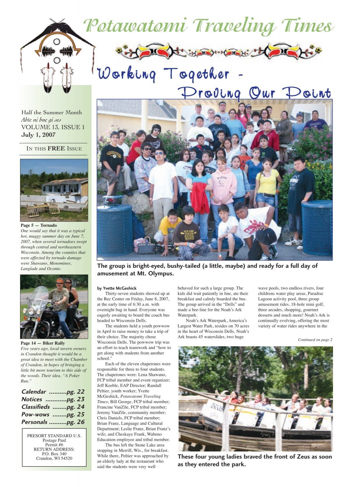 page 1-4.qxt - Forest County Potawatomi