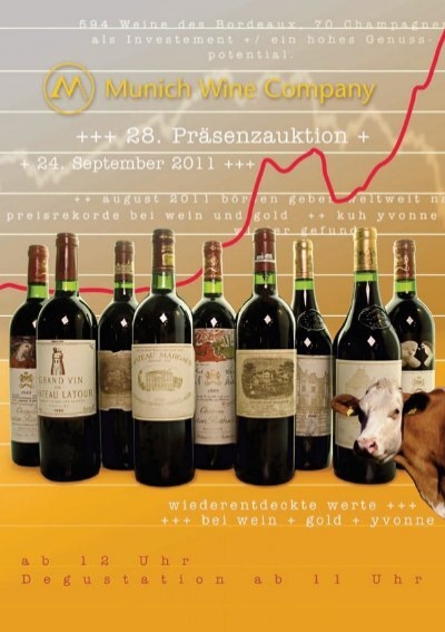 28. Präsenzauktion +++ Munich Wine Company +++ 24. September