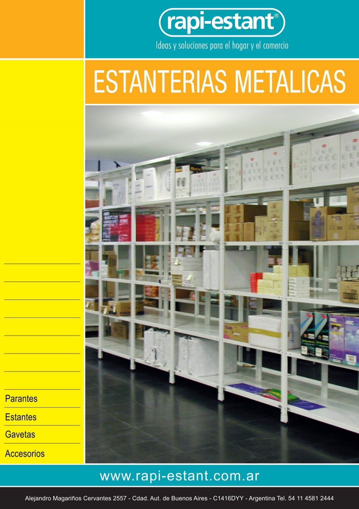 Catálogo de estanterías metálicas